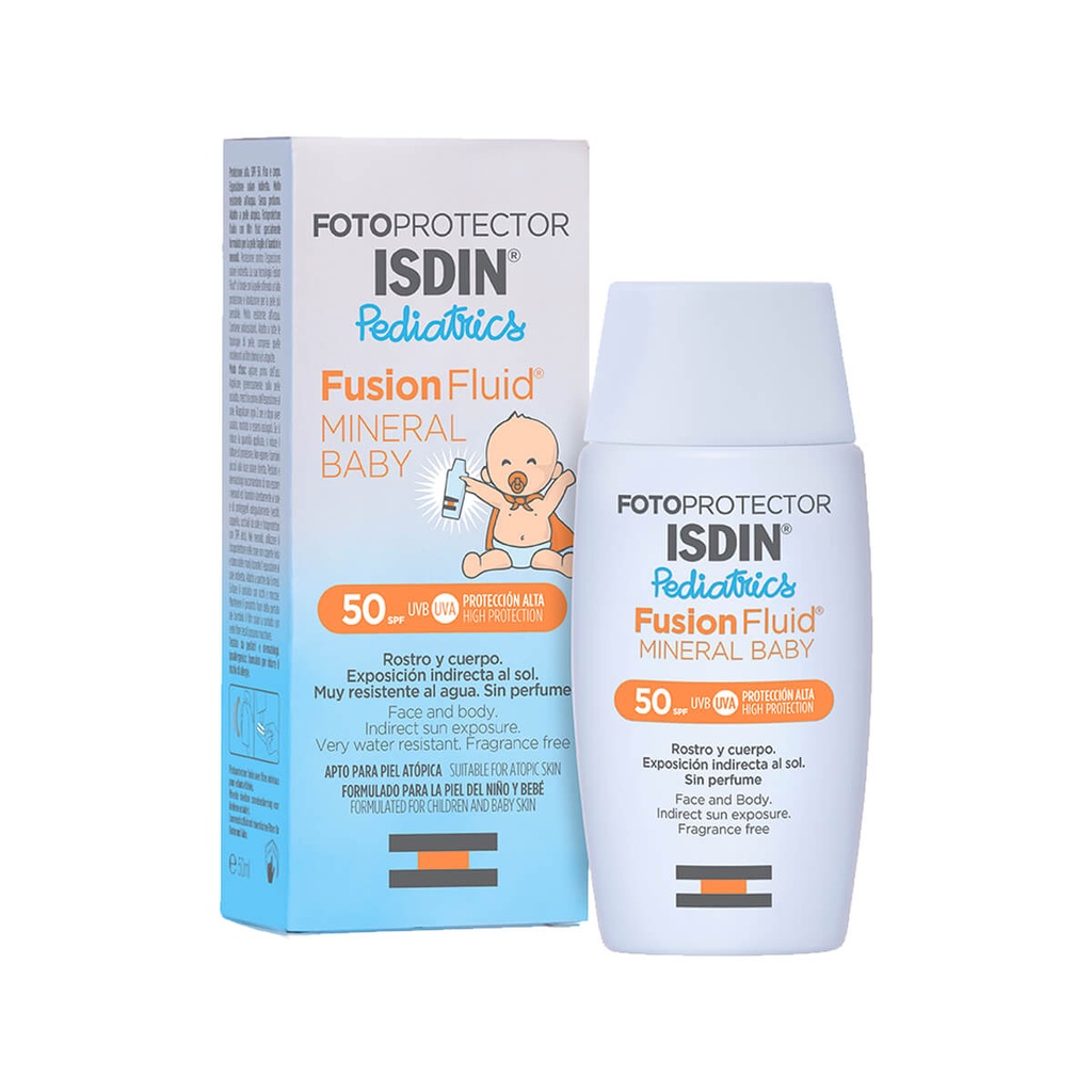 ISDIN FOTOPROTECTOR PEDIATRICS FUSION FLUID MINERAL BABY