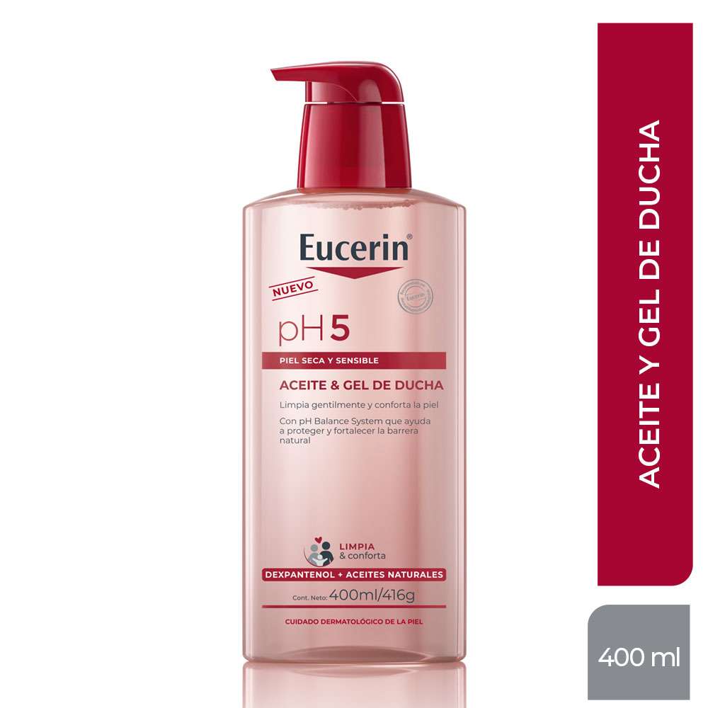 EUCERIN PH5 ACEITE &amp; GEL DE DUCHA 400 ML