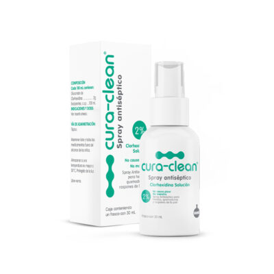 CURA-CLEAN SPRAY ANTICEPTICO 2% CLORHEXIDINA SOLUCION 30 ML