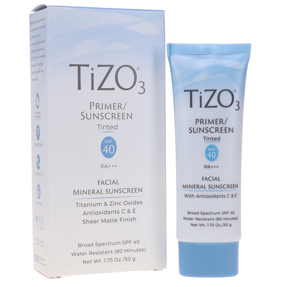 TIZO 3 PRIMER/SUNSCREEN TINTED SPF 40