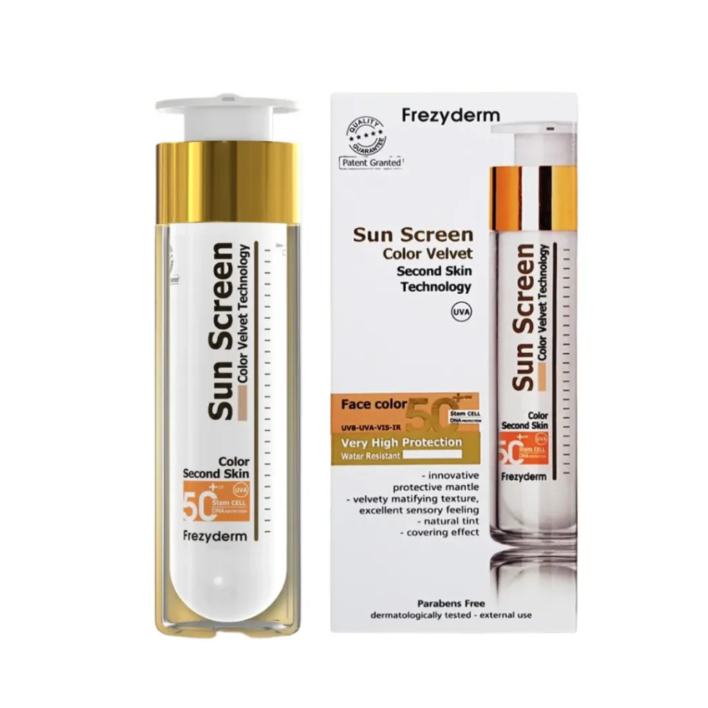 FREZYDERM SUN SCREEN COLOR VELVET FACE COLOR SPF 50 +