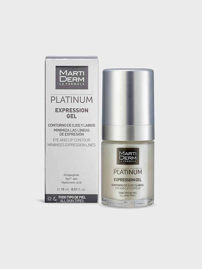MARTI-DERM PLATINUM EXPRESSION GEL CONTORNO DE OJOS Y LABIOS