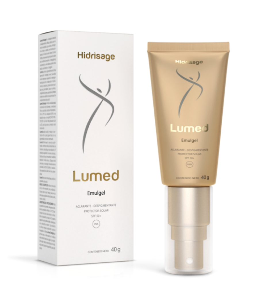 HIDRISAGE LUMED EMUGEL ACLARANTE-DESPIGMENTANTE PROTECTOR SOLAR SPF 50+