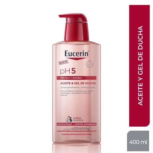 EUCERIN PH5 ACEITE &amp; GEL DE DUCHA 400 ML