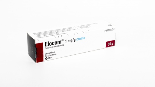 ELOCOM FUROATO DE MOMETASONA CREMA 15 G