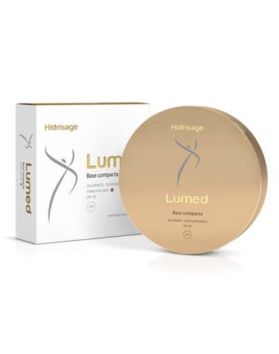 HIDRISAGE LUMED COMPACTO TONO OSCURO SPF 50
